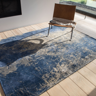 Dywan Louis de Poortere Mad Men Cracks abyss blue - 9