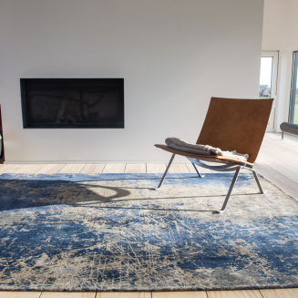 Dywan Louis de Poortere Mad Men Cracks abyss blue - 10