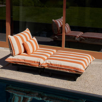 Sofa ogrodowa Fatboy Paletti Set Small Stripe Orange Creme - 11