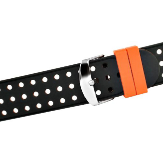 Pasek silikonowy POMARAŃCZOWY U12-20-4 - 3