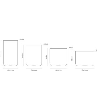 Zestaw szklanek na wodę Aarke - 9