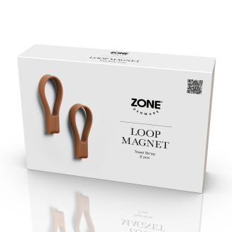 Haczyki ścienne magnetyczne Zone Denmark Loop Terracotta 2 szt. - 5