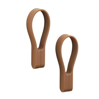 Haczyki magnetyczne na ścierkę Zone Denmark Loop Terracotta 2 szt.