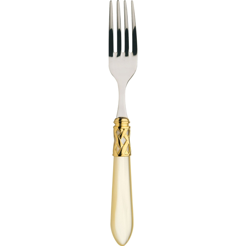 Widelec obiadowy Casa Bugatti Aladdin Ivory/Gold