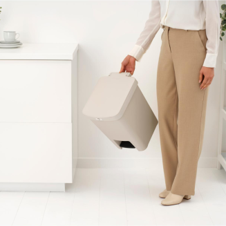 Kosz pedałowy Brabantia StepUp 25l Soft Beige - 11