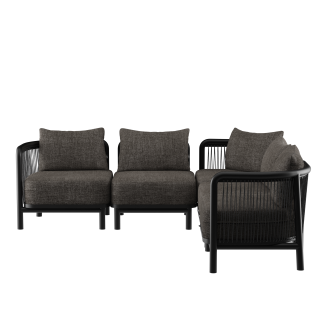 Sofa ogrodowa SACKit Kirra Lounge Corner Sofa Noir - 2