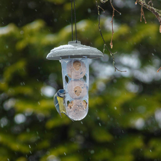 PLASTIA ROBIN Karmnik i poidełko dla ptaków 3 w 1 szary - 6
