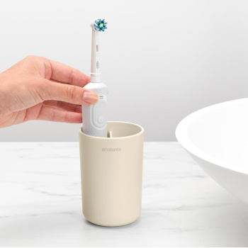 Kubek na szczoteczkę do zębów Brabantia ReNew Soft Beige - 5