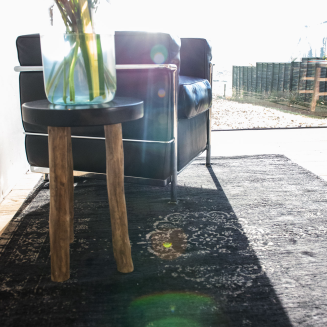 Dywan Louis de Poortere Fading World Medallion mineral black - 12