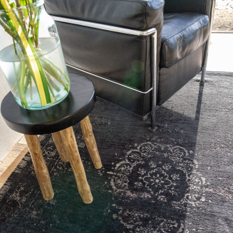 Dywan Louis de Poortere Fading World Medallion mineral black - 11