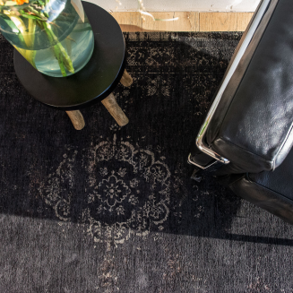 Dywan Louis de Poortere Fading World Medallion mineral black - 9