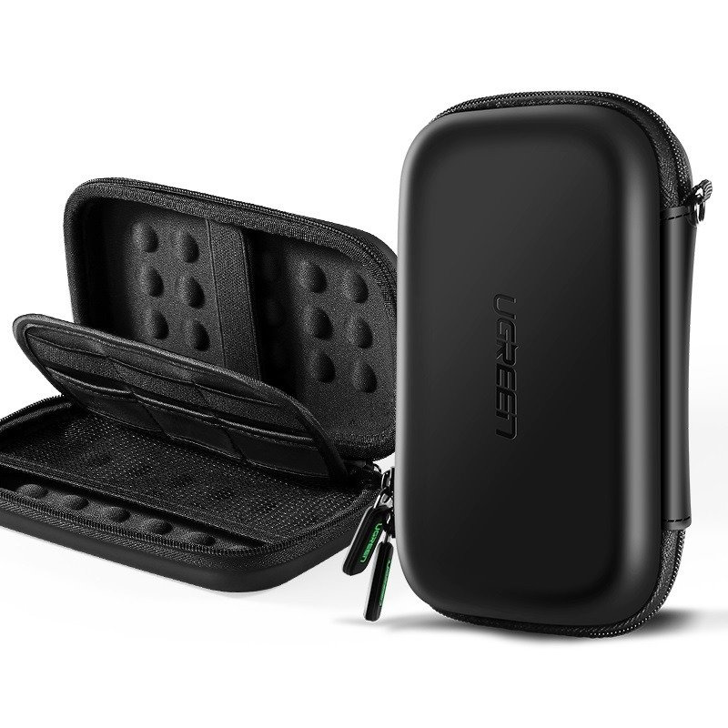Etui UGREEN LP128 rozmiar M na SSD (czarne)