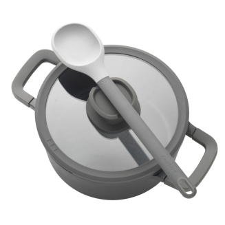 Patelnia sauté pan z dwoma uchwytami BergHOFF Stone+ 28 cm - 3