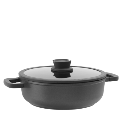 Patelnia sauté pan z dwoma uchwytami BergHOFF Stone+ 28 cm