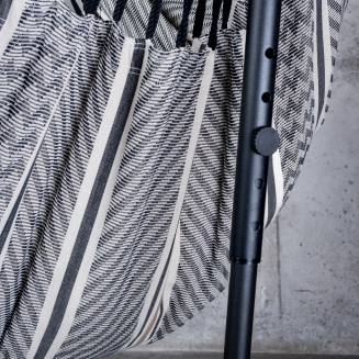 Fotel hamakowy ze stojakiem La Siesta Fiji Organic Zebra Comfort - 4