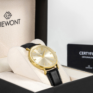 Zegarek Damski Giewont Sapphire Złoty GW5390-A2 - 9