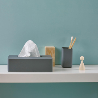 Pudełko na chusteczki Aquanova Ona Dark Grey - 2