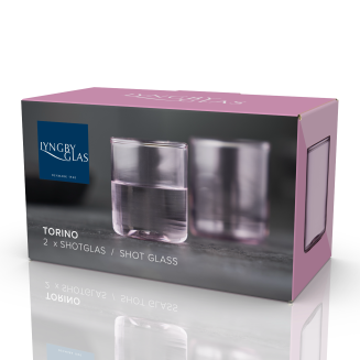 Kieliszki do wódki Lyngby Glass Torino Pink 60 ml - 2 szt. - 3