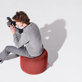 Pufa Fatboy Point Canvas Merlot Red ⌀50x35 cm - 4