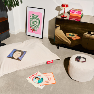 Pufa Fatboy Point Canvas Merlot Red ⌀50x35 cm - 7