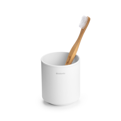 Kubek na szczoteczki do zębów Brabantia MindSet White