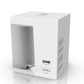  Zone Denmark Nova Soft Grey 5l Bathroom Basket - 3