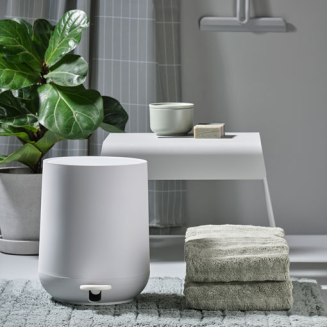  Zone Denmark Nova Soft Grey 5l Bathroom Basket - 5