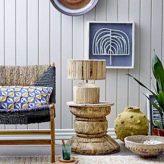 Poduszka Creative Collection Calia Blue 35x70 cm - 4