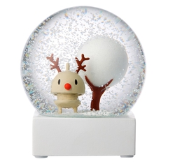 Figurka Hoptimist Reindeer Snow Globe L Latte