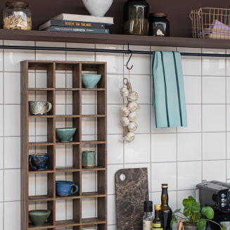 Regał wiszący Mette Ditmer SHOWCASE Oak 40x92 cm - 6