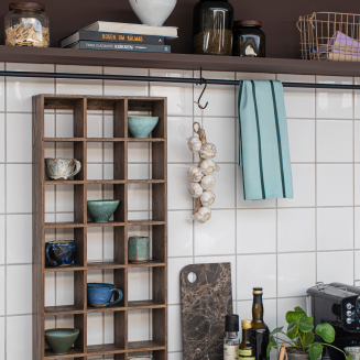 Regał wiszący Mette Ditmer SHOWCASE Oak 40x92 cm - 6