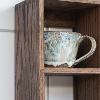 Regał wiszący Mette Ditmer SHOWCASE Oak 40x92 cm - 3