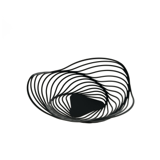 Patera na owoce Alessi Trinity czarna 33 cm - 3