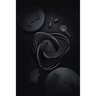Alessi Trinity fruit platter, black, 33 cm - 4