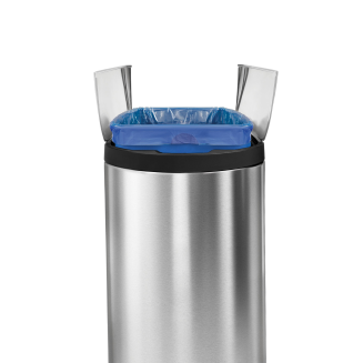 Kosz dwukomorowy motylkowy z pedałem Simplehuman 40l - 2