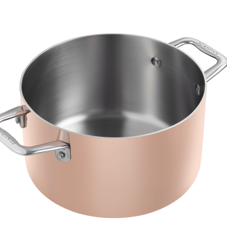 Garnek z pokrywą Scanpan Maitre D' Copper Induction 3.5 l - 2