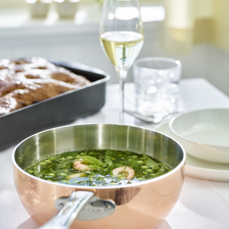 Garnek z pokrywą Scanpan Maitre D' Copper Induction 3.5 l - 10