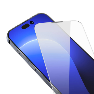  BASEUS Crystal 0.3mm Tempered Glass for iPhone 14 Pro 2pcs - 5