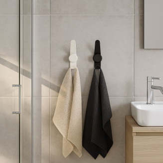 Wieszak ścienny podwójny Zone Denmark Puck White - 2