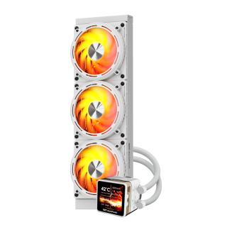  DARKFLASH DE360 120mm CPU Water Cooler (White) - 2