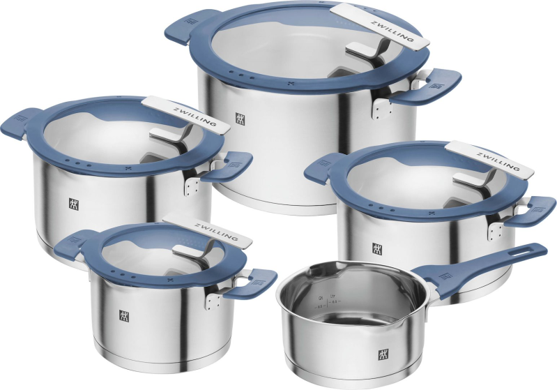 Zestaw 5 garnków Zwilling Simplify błękitny | JESIENNA PROMOCJA