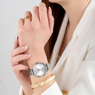 Zegarek Damski Giewont Sapphire Srebrny GW7370-B1 - 5