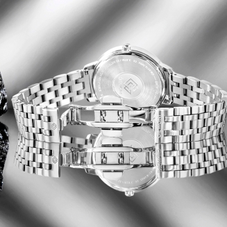 Zegarek Damski Giewont Sapphire Srebrny GW7370-B1 - 8