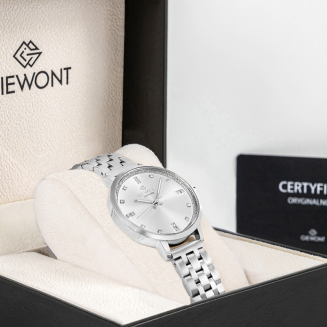 Zegarek Damski Giewont Sapphire Srebrny GW7370-B1 - 9