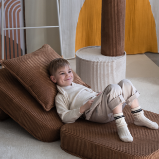 Rozkładany fotel dziecięcy Wigiwama Flip Chair Toffee - 6