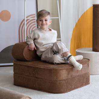 Rozkładany fotel dziecięcy Wigiwama Flip Chair Toffee - 2