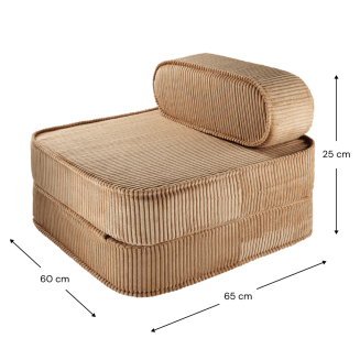  Wigiwama Flip Chair Toffee - 3