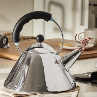 Alessi 9093 Rex kettle with whistle, black - 3