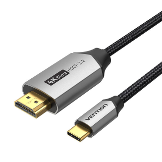 Kabel USB-C do HDMI 2.0 Vention CRBBG 1,5m, 4K 60Hz (Czarny) - 3
