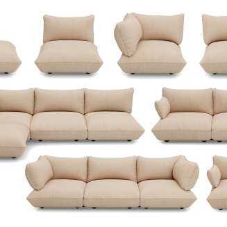 Sofa narożna Fatboy Sumo Corner Sofa Left Cord Beige - 7